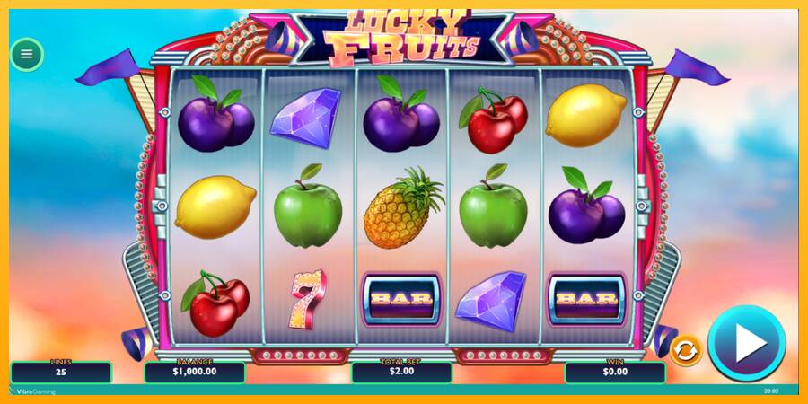 Lucky Fruits gaming machine for money, picture 2