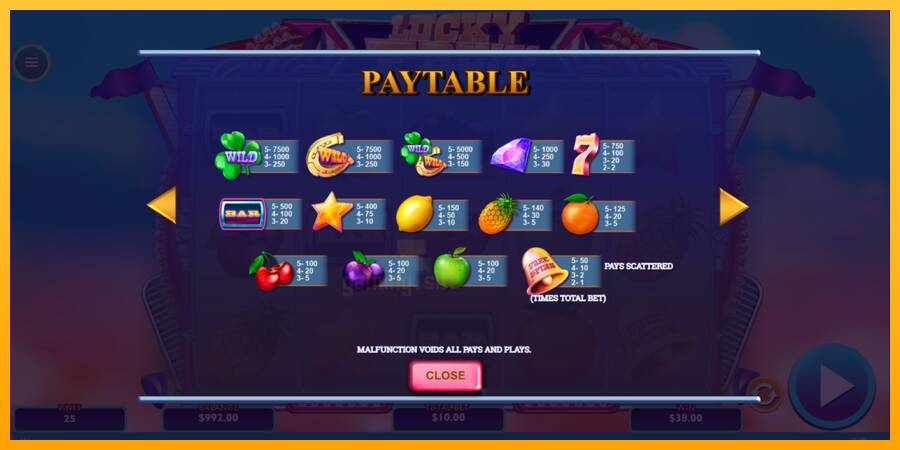 Lucky Fruits gaming machine for money, picture 6