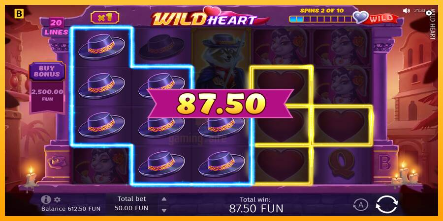 Wild Heart gaming machine for money, picture 4