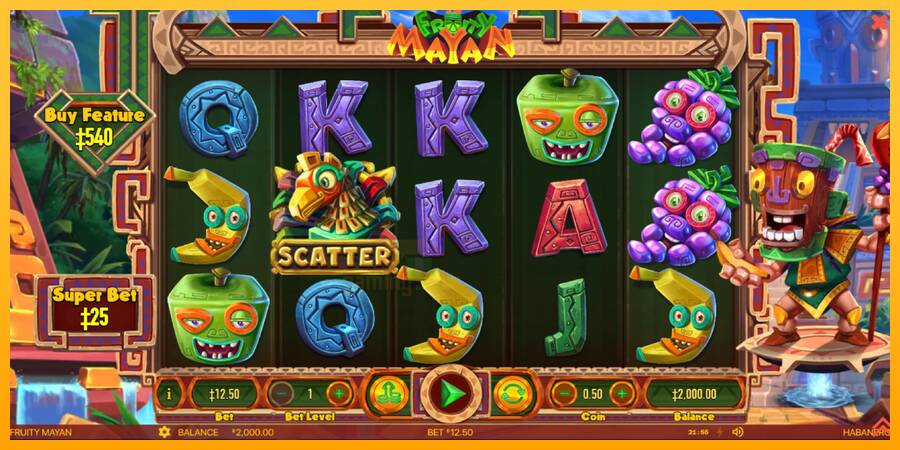 Fruity Mayan gaming machine for money, picture 2