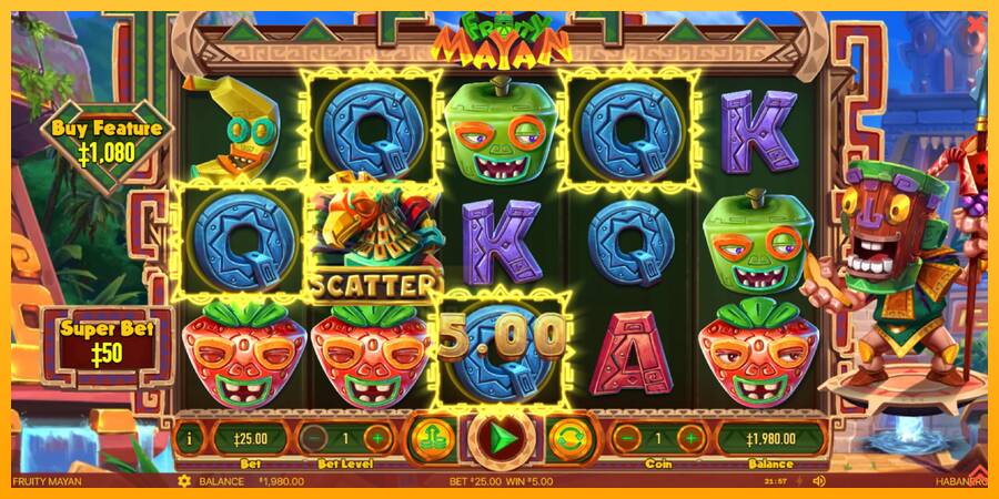 Fruity Mayan gaming machine for money, picture 3