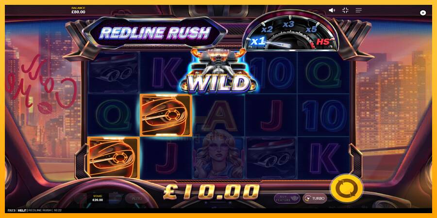 Redline Rush gaming machine for money, picture 3