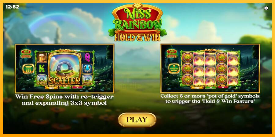 Miss Rainbow: Hold & Win gaming machine for money, picture 1