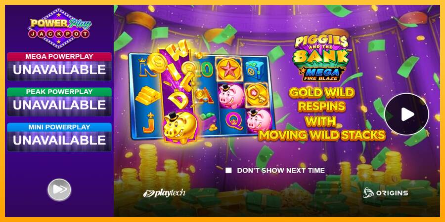 Piggies and the Bank PowerPlay Jackpot gaming machine for money, picture 1