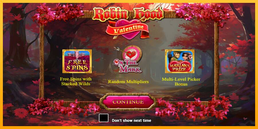 Robin Hood Valentine gaming machine for money, picture 1