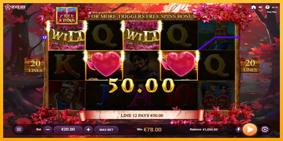 Robin Hood Valentine gaming machine for money, picture 4