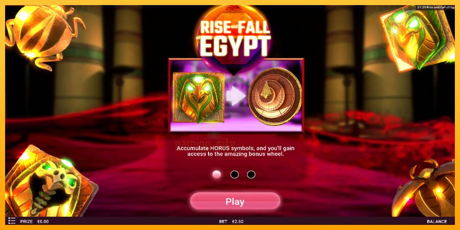 Rise & Fall of Ra gaming machine for money, picture 1