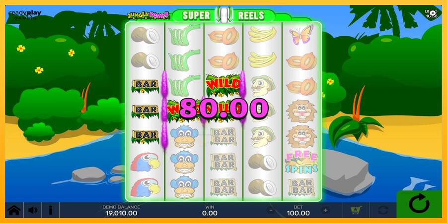 Jungle Fever Super Reels gaming machine for money, picture 4