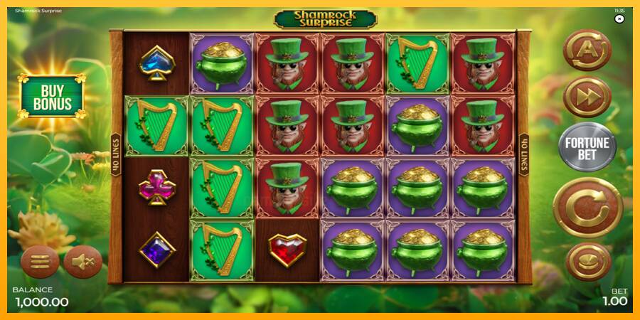 Shamrock Surprise gaming machine for money, picture 2