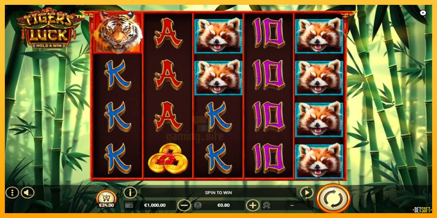 Tigers Luck gaming machine for money, picture 2