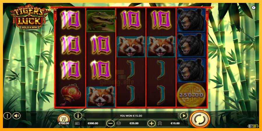 Tigers Luck gaming machine for money, picture 3