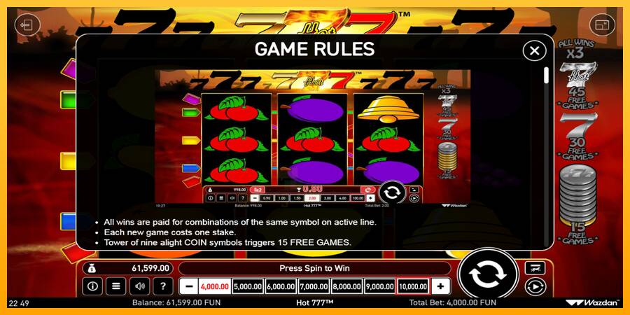 Hot 777 gaming machine for money, picture 5