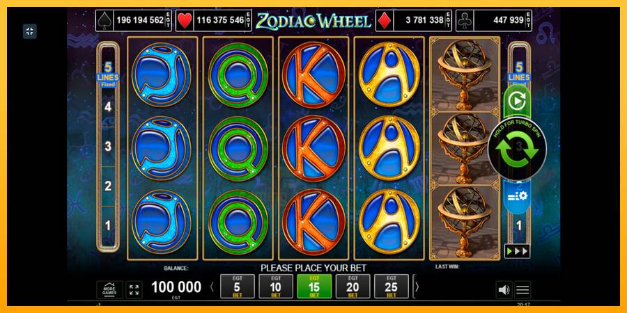 Zodiac Wheel gaming machine for money, picture 1