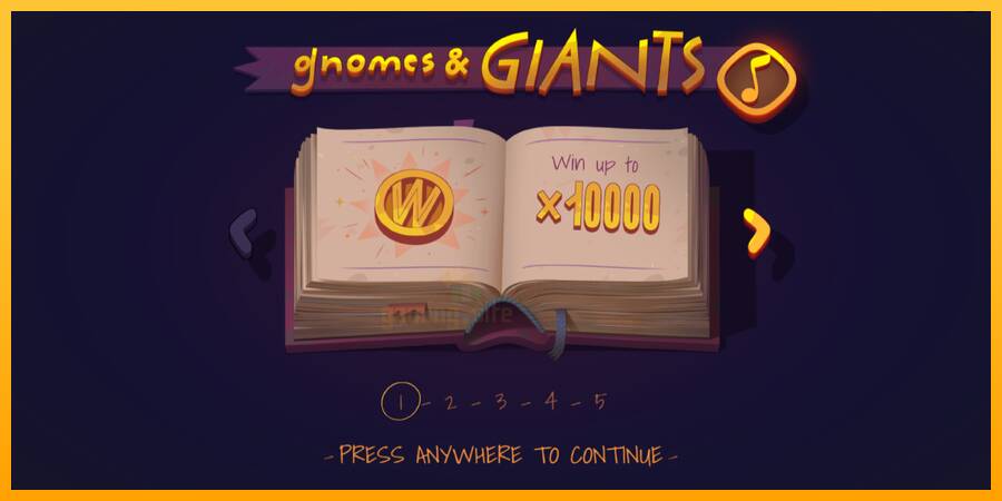 Gnomes & Giants gaming machine for money, picture 1