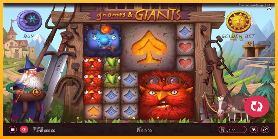 Gnomes & Giants gaming machine for money, picture 2