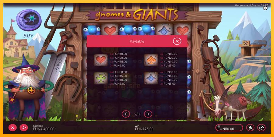 Gnomes & Giants gaming machine for money, picture 6