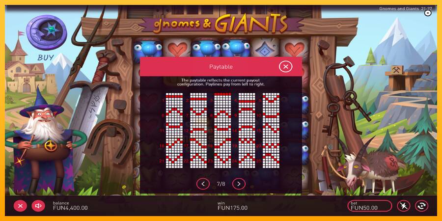 Gnomes & Giants gaming machine for money, picture 7