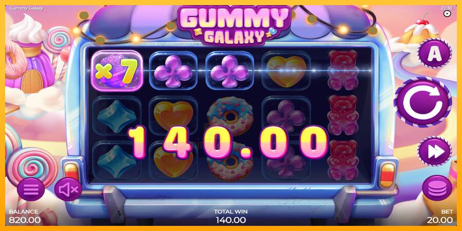 Gummy Galaxy gaming machine for money, picture 3