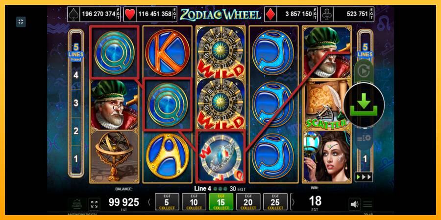 Zodiac Wheel gaming machine for money, picture 2