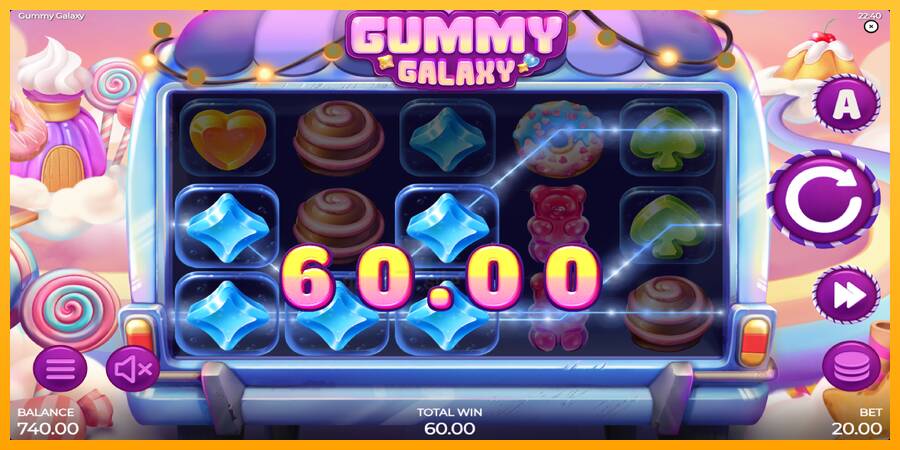 Gummy Galaxy gaming machine for money, picture 4