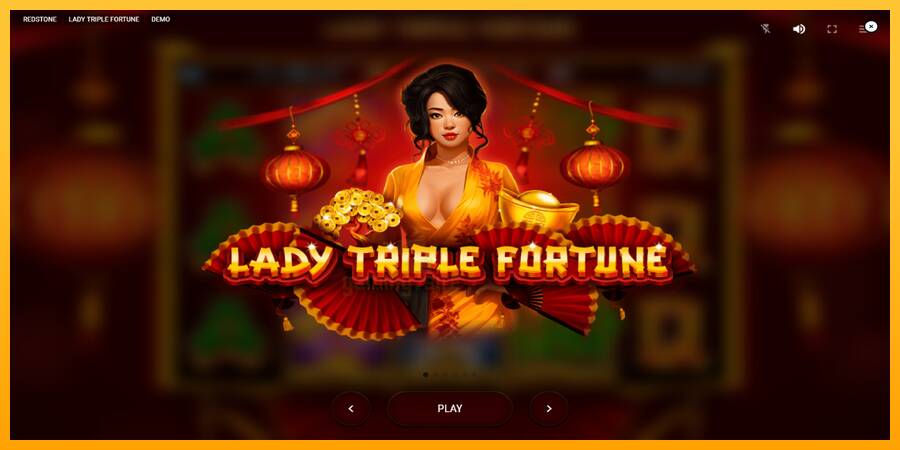 Lady Triple Fortune gaming machine for money, picture 1