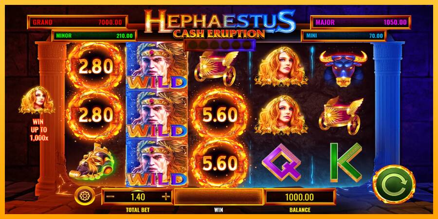 Cash Eruption Hephaestus gaming machine for money, picture 2