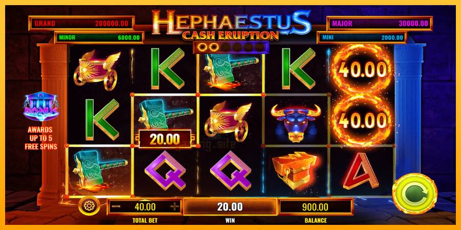 Cash Eruption Hephaestus gaming machine for money, picture 3