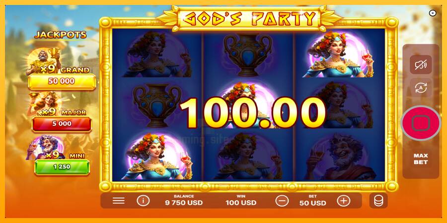 Gods Party gaming machine for money, picture 3