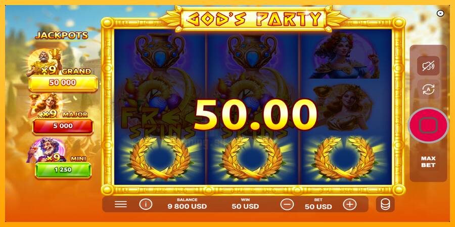 Gods Party gaming machine for money, picture 4