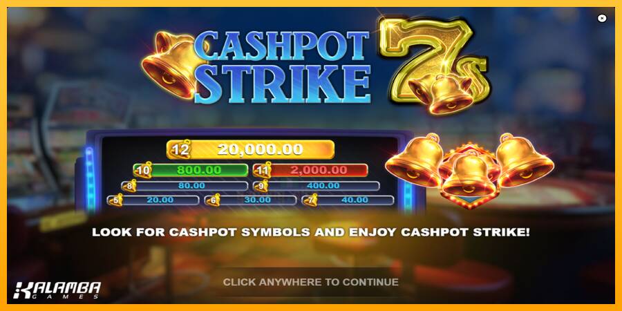 Cashpot Strike 7s gaming machine for money, picture 1