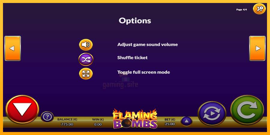 Flaming Bombs gaming machine for money, picture 7