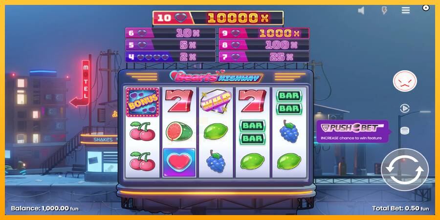 Hearts Highway gaming machine for money, picture 2