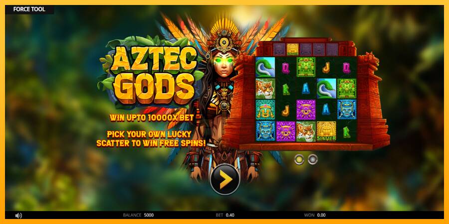 Aztec Gods gaming machine for money, picture 1