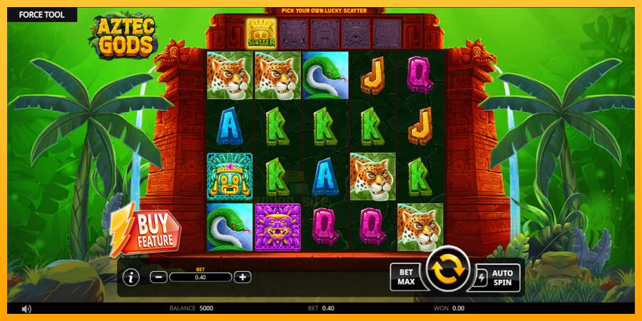 Aztec Gods gaming machine for money, picture 2