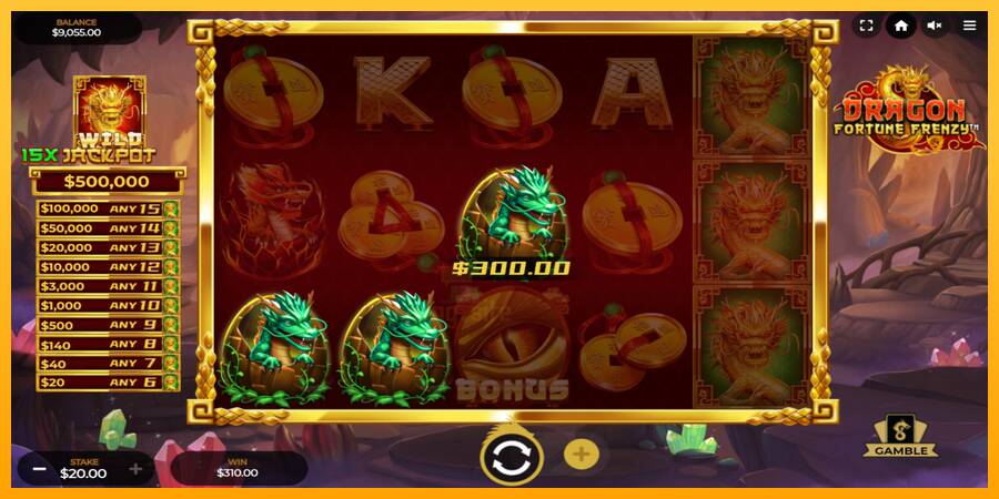 Dragon Fortune Frenzy gaming machine for money, picture 3