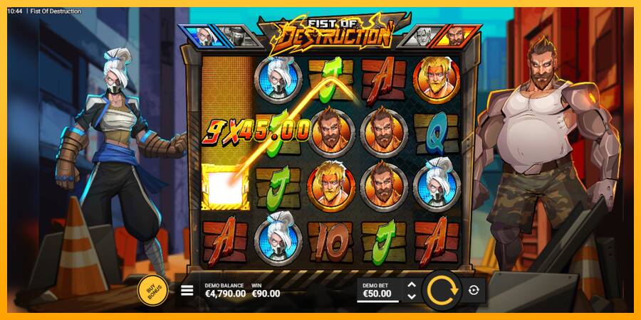 Fist of Destruction gaming machine for money, picture 3