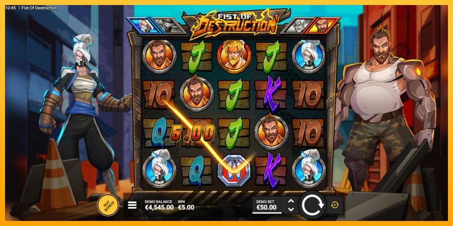 Fist of Destruction gaming machine for money, picture 4