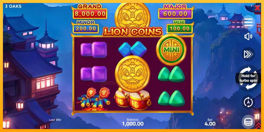 Lion Coins gaming machine for money, picture 2