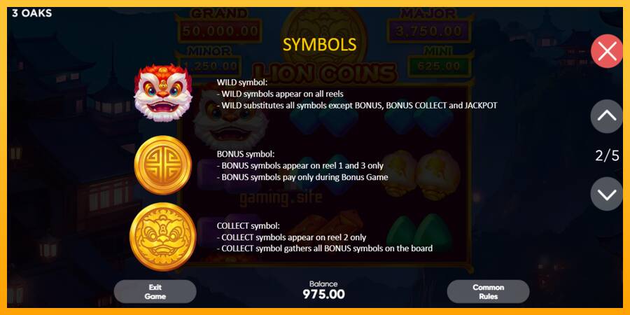 Lion Coins gaming machine for money, picture 6