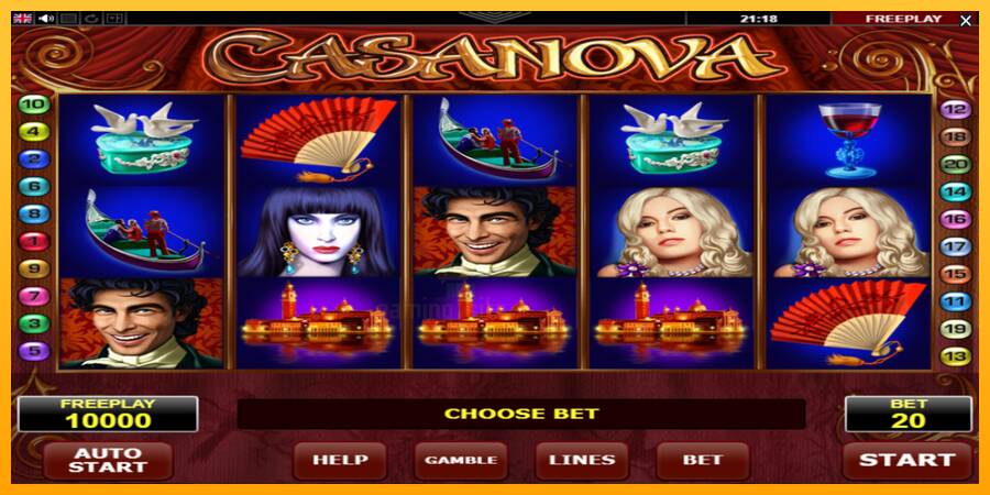 Casanova gaming machine for money, picture 2