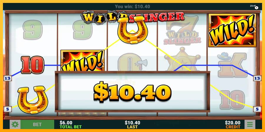 Wild Slinger gaming machine for money, picture 2