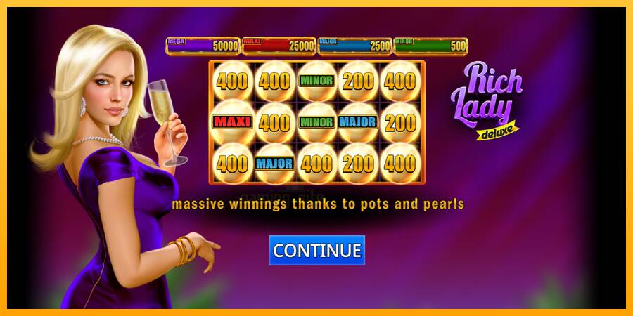 Rich Lady Deluxe gaming machine for money, picture 1