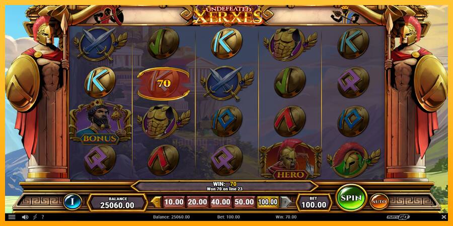 Undefeated Xerxes gaming machine for money, picture 4