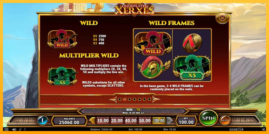 Undefeated Xerxes gaming machine for money, picture 6