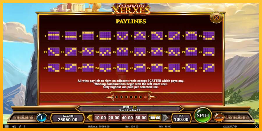 Undefeated Xerxes gaming machine for money, picture 7