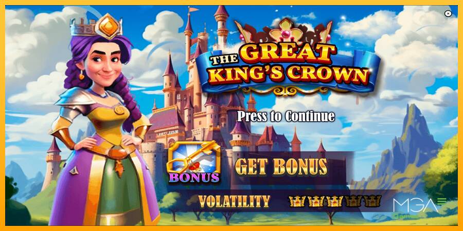 The Great Kings Crown gaming machine for money, picture 1