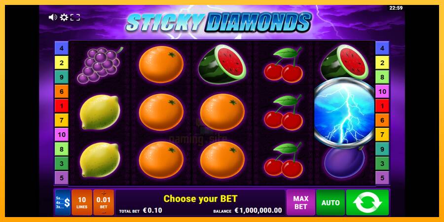 Sticky Diamonds gaming machine for money, picture 1