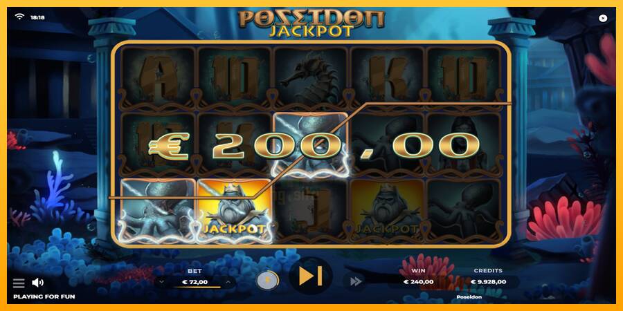 Poseidon Jackpot gaming machine for money, picture 2