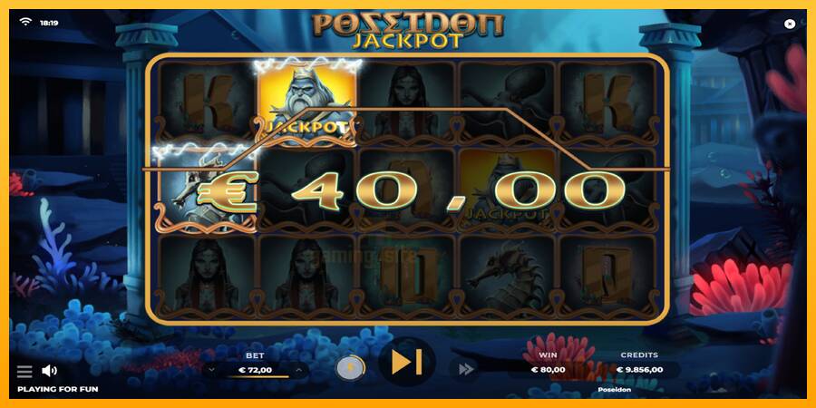 Poseidon Jackpot gaming machine for money, picture 4