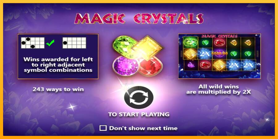 Magic Crystals gaming machine for money, picture 1